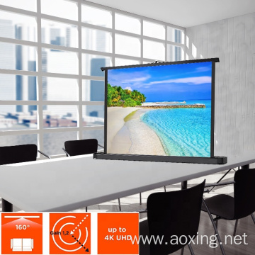 Fast fold floor pull up Mini projection screen